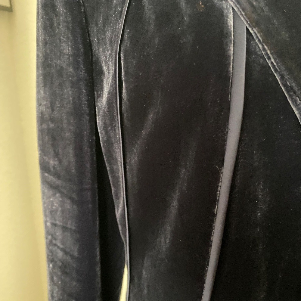 Jones New York Soft Velvet Jacket, blue,‎ size 6. Gorgeous! - Picture 4 of 5